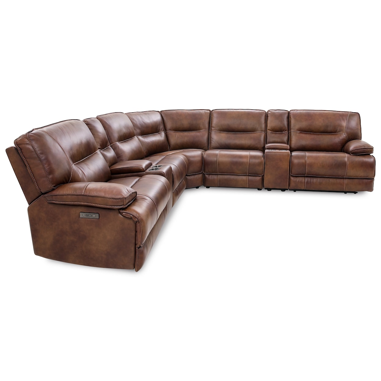 Cheers Braydon 6-Piece Power Reclining Sectional