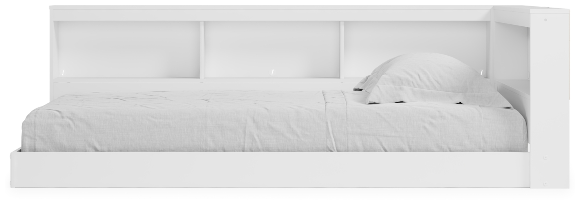 Twin Bookcase Storage Bed