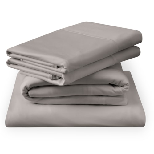 Queen Tempur Breeze Cooling Sheet Set Graphite Linens