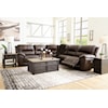 Signature Design Dunleith 5-Piece Power Reclining Sectional