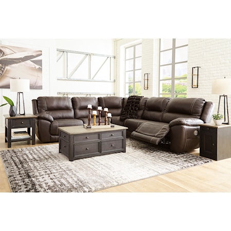 5-Piece Power Reclining Sectional