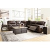 Signature Design by Ashley Dunleith 5-Piece Power Reclining Sectional