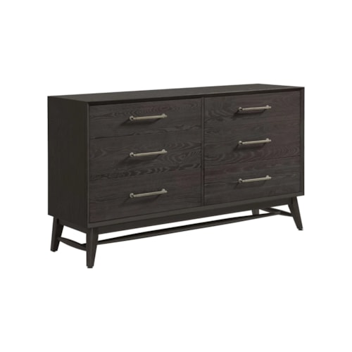 Contemporary 6-Drawer Dresser