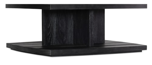 Casual Cocktail Table with Rounded Square Shape