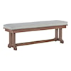 Signature Design by Ashley Emmeline Outdoor Dining Bench with Cushion