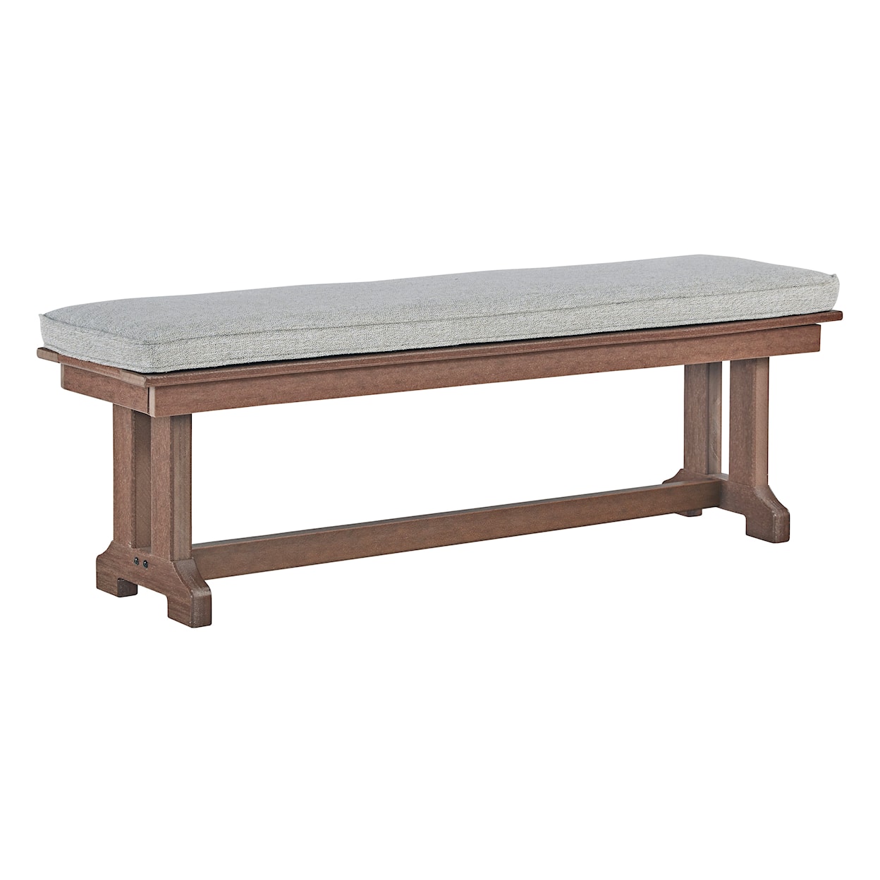 Ashley Furniture Signature Design Emmeline Outdoor Dining Bench with Cushion