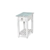 Sea Winds Trading Company Picket Fence Occasional Chairside Table