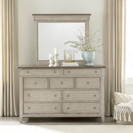 Dresser & Mirror Set