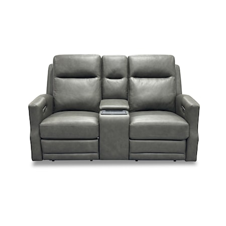 Reclining Loveseat with Storage Console