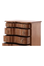 Furniture Classics  Transitional 4-Drawer Chest with Round Pulls