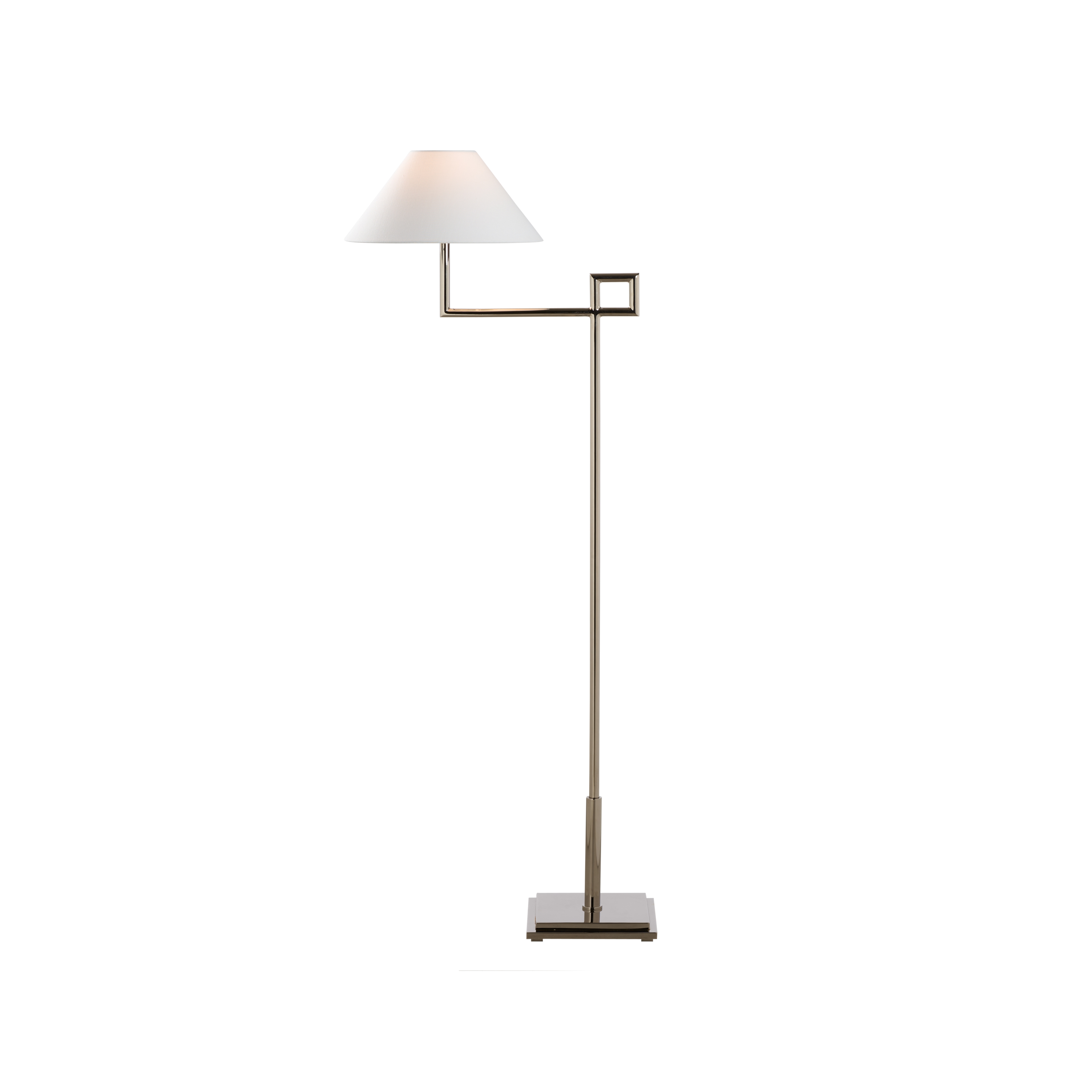 Chelsea House Jamie Merida St. Dunstan Floor Lamp - Polished Nickel