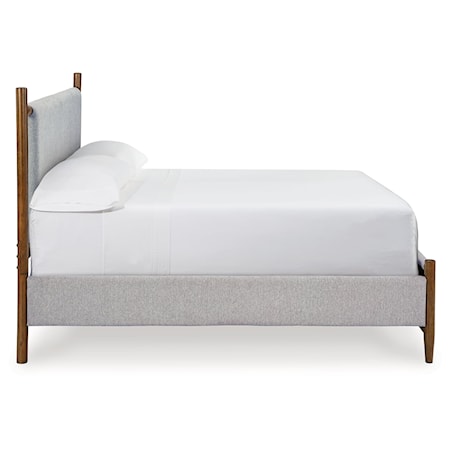 Queen Upholstered Panel Bed