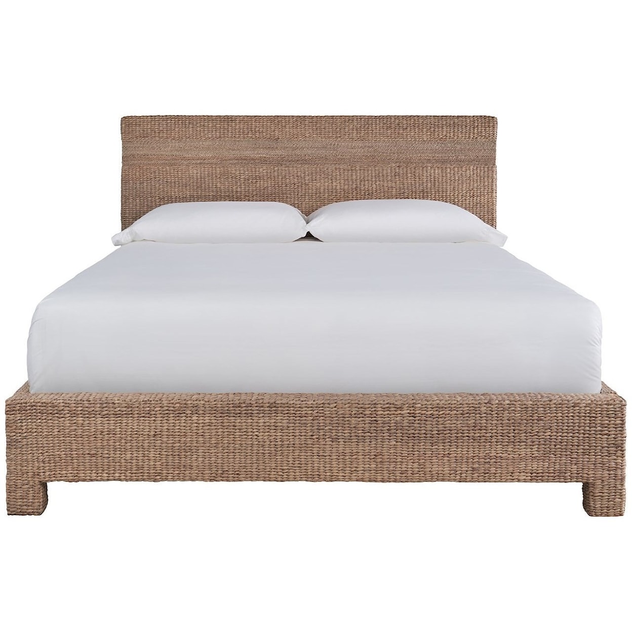 Universal Modern Farmhouse Woven King Bed