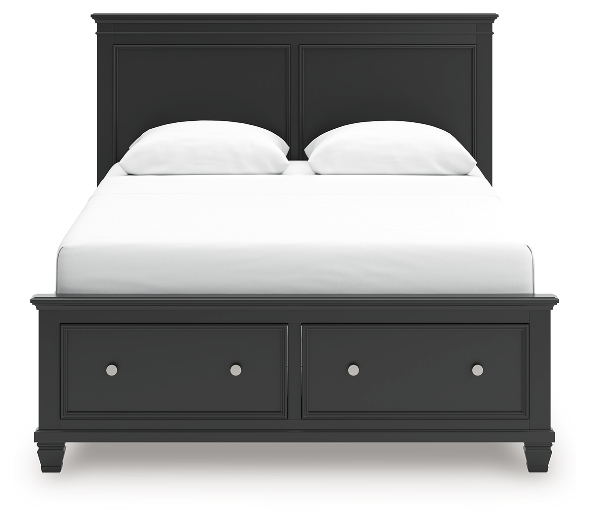 Queen Panel Storage Bed
