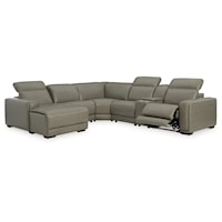 6-Piece Power Reclining Sectional with Chaise