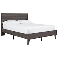 Contemporary Queen Platform Bed