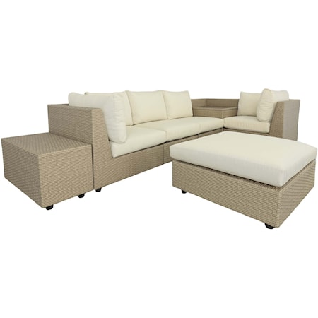 Contemporary Outdoor Seating Set