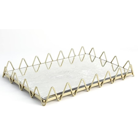 RIC RAC GOLD TRAY