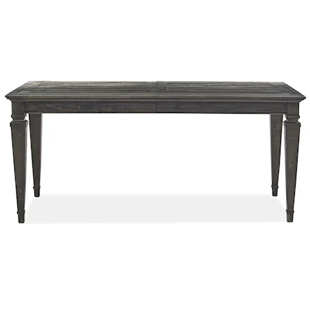 Transitional Rectangular Dining Table with 18" Leaf