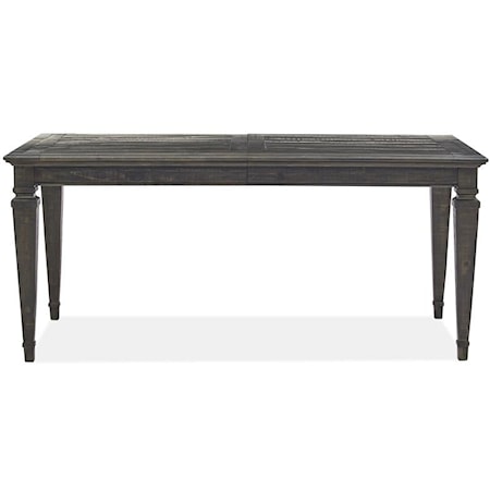 Transitional Rectangular Dining Table with 18" Leaf