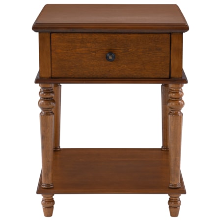 Single Drawer End Table