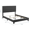 Modway Amira Twin Upholstered Bed