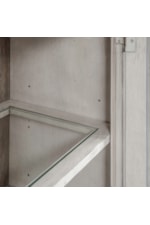 Liberty Furniture Whitney Farmhouse Display Cabinet with 5 Drawers and 3 Shelves
