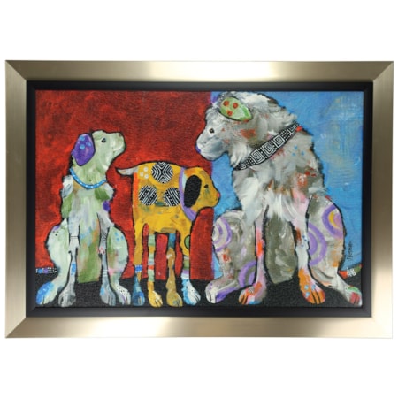 Textured Print Custom Framed