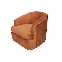 Contemporary Accent Chair with 360 Degree Swivel