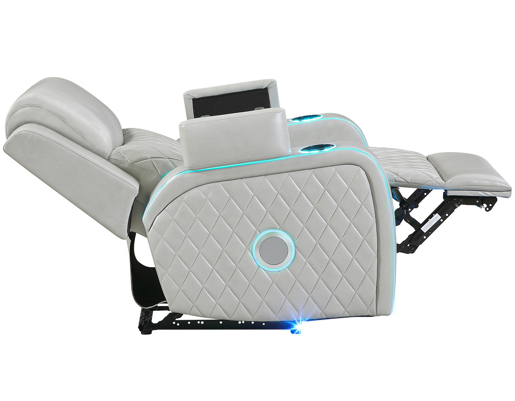 Steve Silver Luna Power Recliner w/Ambient Lighting & Charging