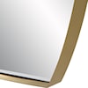 Uttermost Portal Portal Modern Brass Mirror