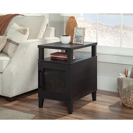 Cottage Side Table with Storage