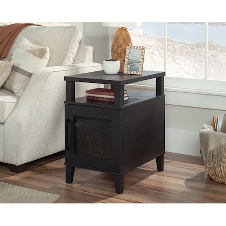 Cottage Side Table with Storage