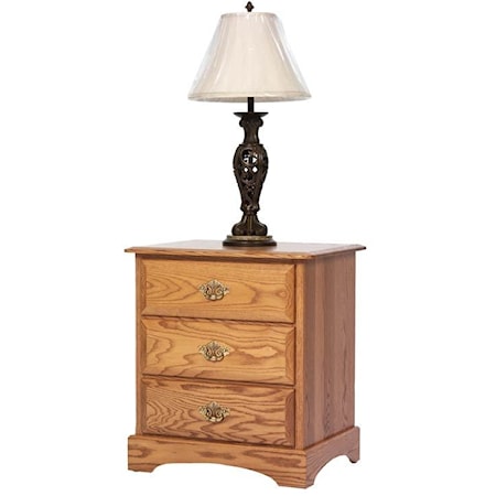 3-Drawer Nightstand