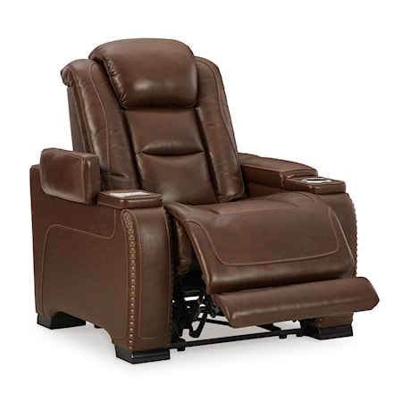 Power Recliner with Adjustable Headrest