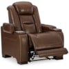 Signature Design The Man-Den Power Recliner with Adjustable Headrest