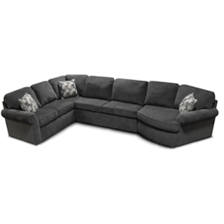 3-Piece Sectional Sleeper Sofa