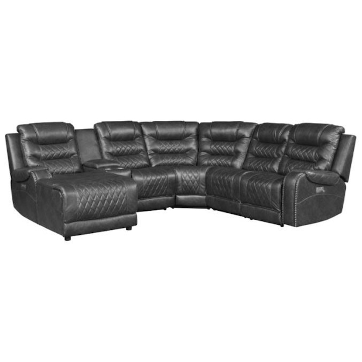 Homelegance Putnam Power Reclining Sectional