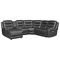 Power Reclining Sectional with Left Side Chaise