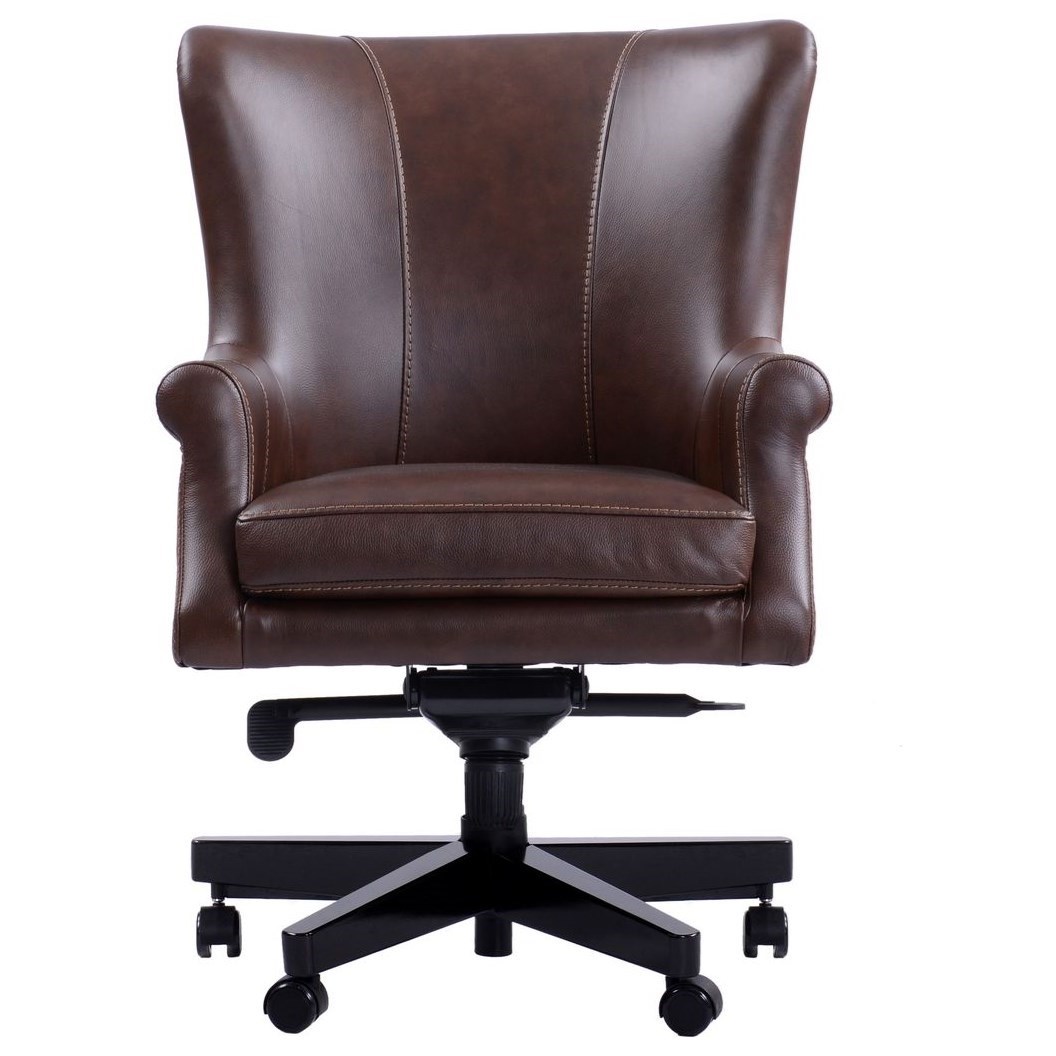 Leather Swivel Desk Chair