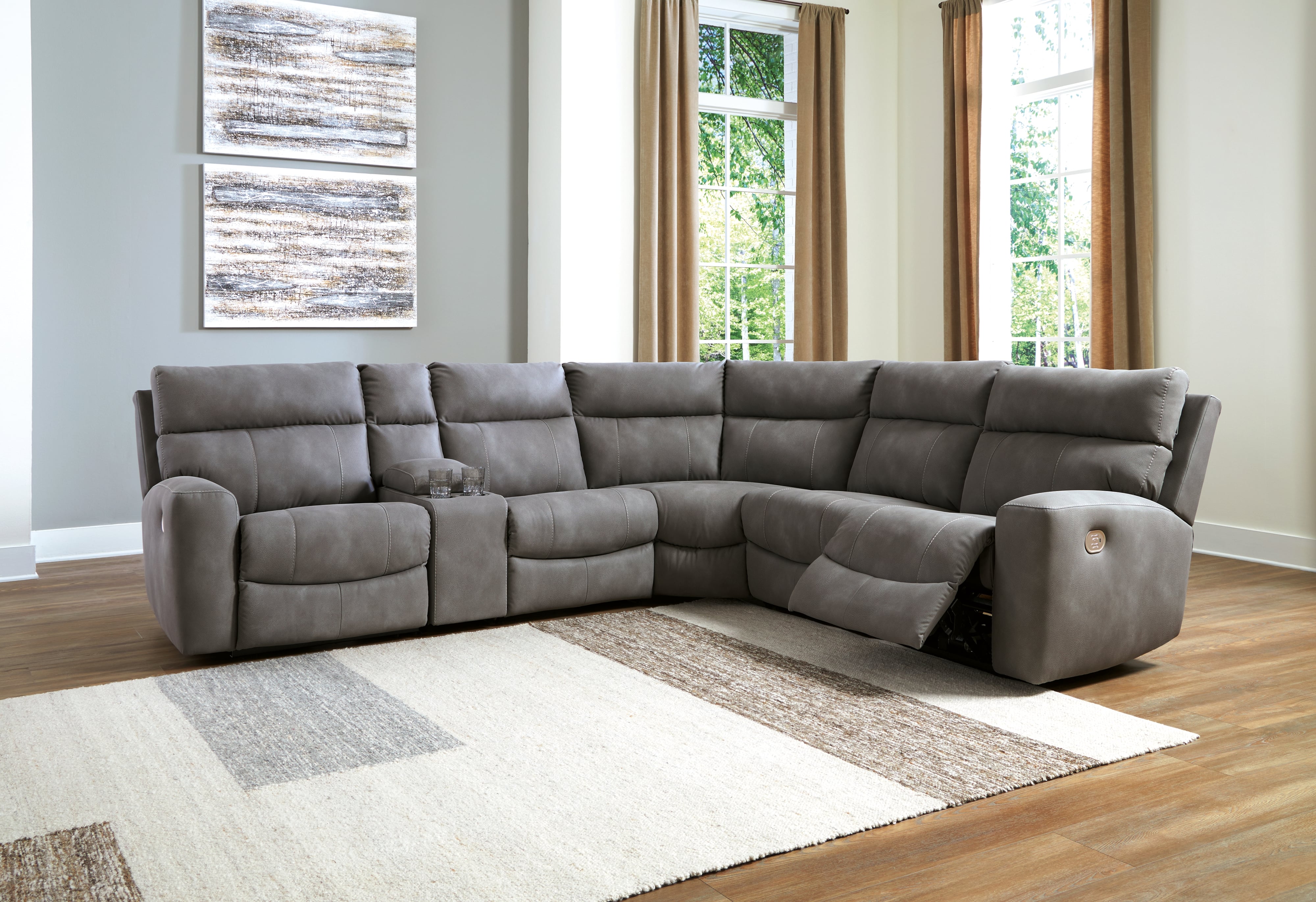 6-Piece Power Reclining Sectional