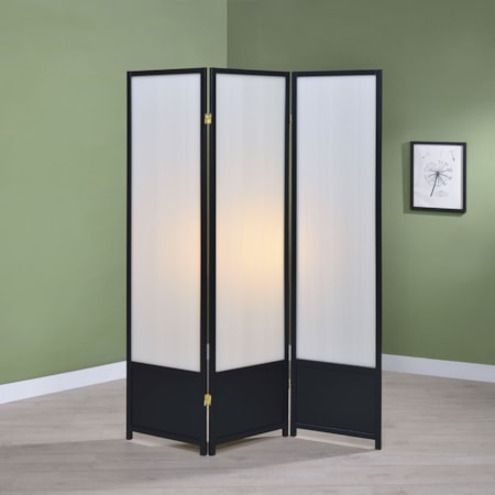 3-Panel Room Divider Folding Shoji Screen