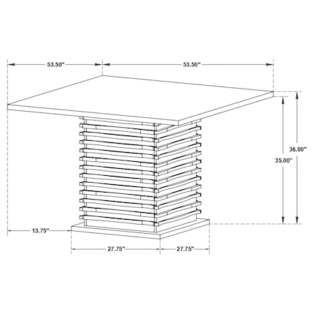 Counter Height Dining Table