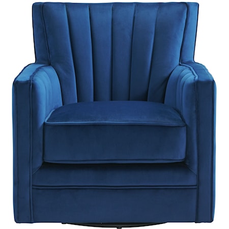 Upholstered Swivel Accent Chair