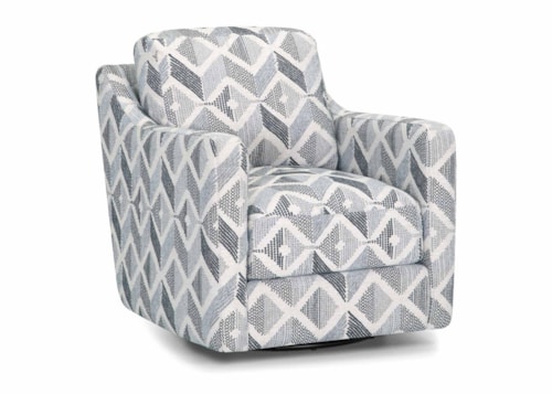Transitional Swivel Accent Chair