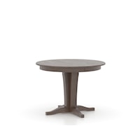Traditional Customizable Round Counter Table