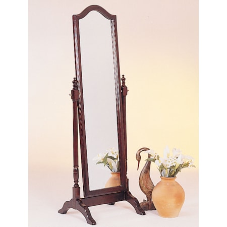 Wood Adjustable Full Length Cheval Mirror