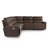 La-Z-Boy Maddox Power 4-Seat Sectional Sofa w/ HR & Lumbar