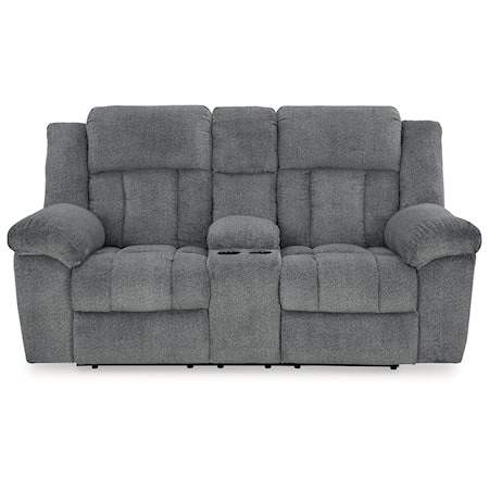 PWR REC Loveseat/CON/ADJ HDRST