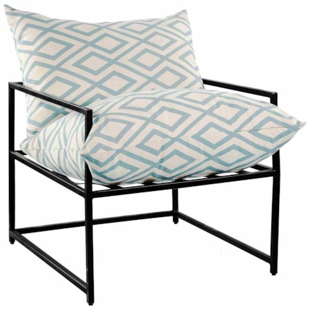 Metal Accent Chair
